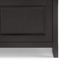 Simpli Home - Warm Shaker SOLID WOOD 72 inch TV Media Stand in Hickory Brown For TVs up to 80 inc... - Alternate Views