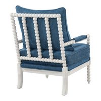 OSP Home Furnishings - Kaylee Spindle Chair - Navy - Alternate Views