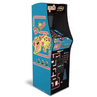 Arcade1Up - Class of '81 Ms. Pac-Man /Galaga Deluxe Arcade Machine - Blue - Alternate Views