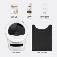 Whisker - Litter-Robot 4 Smart App-Controlled Self-Cleaning Litter Box Core Accessories Bundle - ... - Alternate Views