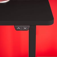 True Seating - Ergo Electric Height Adjustable Standing Desk - Black - Alternate Views