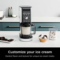 Ninja - CREAMi Deluxe 11-in-1 Ice Cream and Frozen Treat Maker - Silver - Alternate Views