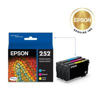 Epson - 252 3-Pack Ink Cartridges - Cyan/Magenta/Yellow - Alternate Views