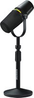 Shure - MV7+ USB-C/XLR Dynamic Podcast Microphone Bundle w/Desktop Stand - Black - Alternate Views