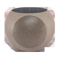 Victrola - Zen Outdoor Bluetooth Solar Speaker - Stone - Alternate Views