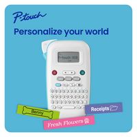 Brother - P-touch PT-N10 Personal Handheld Label Maker with Btag Tape - White - Alternate Views