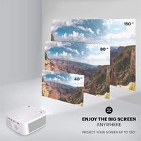 Kodak - FLIK X10  Full HD Multimedia Projector Kit, 1080p Portable Home Theater Bundle with 100” ... - Alternate Views