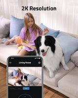 eufy - Indoor Wired 2K PTZ Security Camera with AI Detection - White - Alternate Views