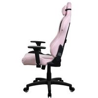 Arozzi - Torretta Supersoft Upholstery Fabric Gaming Chair - Pink - Alternate Views