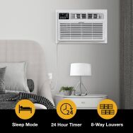 Whirlpool - 12,000 BTU 230V Through the Wall Air Conditioner - White - Alternate Views