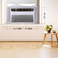 Hisense - 8,000 BTU Window Air Conditioner with Inverter Technology & ConnectLife App 350 Sq. Ft ... - Alternate Views