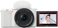Sony - Alpha ZVE10: APS-C Content Creators’ Camera - White - Alternate Views