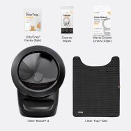 Whisker - Litter-Robot® 4 Smart App-Controlled Self-Cleaning Litter Box Core Accessories Bundle -... - Alternate Views