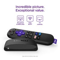 Express 4K+ | Streaming Player HD/4K/HDR with Roku Voice Remote with TV Controls, includes Premiu... - Alternate Views