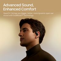 Shokz - OpenFit 2 Open-Ear True Wireless Earbuds - Black - Alternate Views