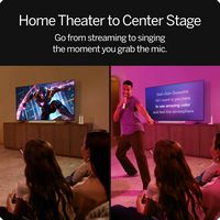 VIZIO - MicMe 2.1 Karaoke Soundbar, 2 Wireless Mics, Wireless Subwoofer w/ Dolby Atmos - White - Alternate Views