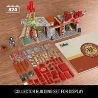 MEGA - Fallout Red Rocket Truck Stop Collectible Building Set - Alternate Views
