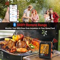 ThermoPro - Bluetooth Dual Probe Digital Meat Thermometer - Black - Alternate Views