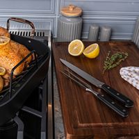 Viking - Hard Anodized Roasting Pan with Copper Handles, A Rack and Bonus Carving Set - Multicolor - Alternate Views