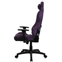 Arozzi - Torretta Soft Fabric Gaming Chair - Purple - Alternate Views
