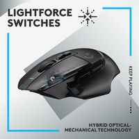 Logitech - G502 X LIGHTSPEED Wireless Optical Gaming Mouse with HERO 25K Sensor - Wireless - Black - Alternate Views