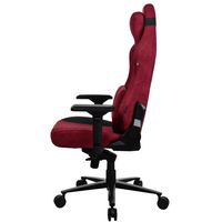 Arozzi - Vernazza Series Top-Tier Premium Supersoft Upholstery Fabric Gaming Chair - Bordeaux - Alternate Views