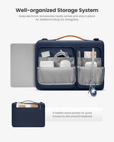tomtoc - Defender-A42 Recycled Laptop Shoulder Bag for 14 Inch MacBook Pro M4/M3/M2/M1 Pro/Max 20... - Alternate Views