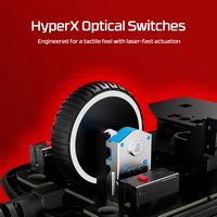 HyperX - Pulsefire Saga Lightweight Wired Optical Gaming Mouse with RGB Lighting - Wired - Black - Alternate Views