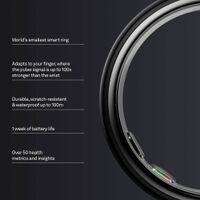Oura - Ring 5 - Smart Ring - Size Before You Buy with OR5 Sizing Kit - Size 9 - Black - (2026) - Alternate Views