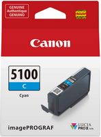 Canon - PFI-5100 AMR LUCIA PRO II Standard Capacity Ink Cartridge - Cyan - Alternate Views