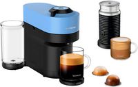 De'Longhi - Nespresso Vertuo Pop+ Coffee and Espresso Maker with Aeroccino - Pacific Blue - Alternate Views