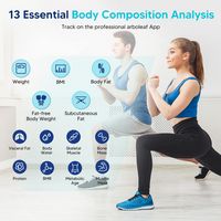 Arboleaf Smart Scale for Body Weight, FSA HSA Eligible, 14 Body Composition Metrics, Bluetooth Sy... - Alternate Views