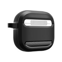 Spigen - Core Armor Case for Apple AirPods 4 - Matte Black - Alternate Views