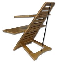 Victor - Acacia Wood Stand-Up Desk Converter - Brown - Alternate Views
