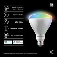 Cync - Dynamic Effects BR30 LED Light Bulb, Color Changing, 1pk - Full Color - Alternate Views