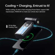 Jisulife - Handheld Fan Ultra2 With Case - Dark Gray - Alternate Views