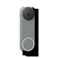 Google - Nest Doorbell (wired, 3rd gen) - Latest Model - 2K Video and Gemini - Hazel - Alternate Views