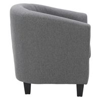 CorLiving - Elwood Tub Chair - Gray - Alternate Views