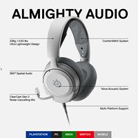 SteelSeries - Arctis Nova 1 Wired Gaming Headset for PC, PS5, and PS4 - White - Alternate Views