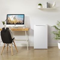 Insignia™ - 3.3 Cu. Ft. Mini Fridge with Door Storage and ENERGY STAR Certification - White - Alternate Views