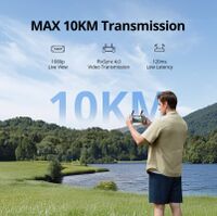 Potensic - PTD 1 Remote Controller for Atom 2 Drone - 5.5-inch 1080P Display, 10KM Range, 6400 mA... - Alternate Views