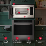 KitchenAid - 1.1 Cu. Ft. Built-In Microwave with Convection - Stainless Steel - Alternate Views