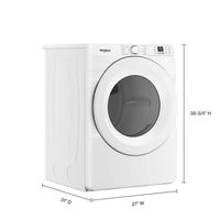 Whirlpool - 7.4 Cu. Ft. Stackable Electric Dryer with Quick Dry - White - Alternate Views