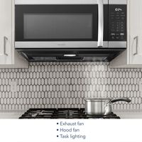 Insignia™ - 1.7 Cu. Ft. Over-the-Range Microwave - Stainless Steel - Alternate Views