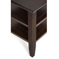 Simpli Home - Acadian Narrow Side Table - Brunette Brown - Alternate Views