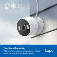 TP-Link - Tapo Indoor/Outdoor 2K Security Plug-In Camera with Advanced AI Motion and Sound Detect... - Alternate Views