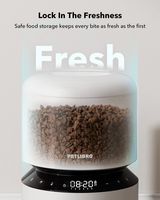 PETLIBRO - Granary Stainless Steel 3L Automatic Dog and Cat Feeder with Voice Recorder - White - Alternate Views