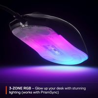 SteelSeries - Rival 3 Gen 2 Wired Optical Gaming Mouse with 3-Zone RGB - Wired - Black - Alternate Views