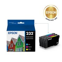 Epson - 232 Claria Ink Standard Capacity Color Combo Pack (T232520-S) - Cyan/Magenta/Yellow - Alternate Views