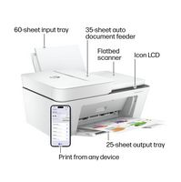 HP - DeskJet 4255e Wireless AI-Enabled All-in-One Inkjet Printer with 3 Months of Instant Ink (+1... - Alternate Views